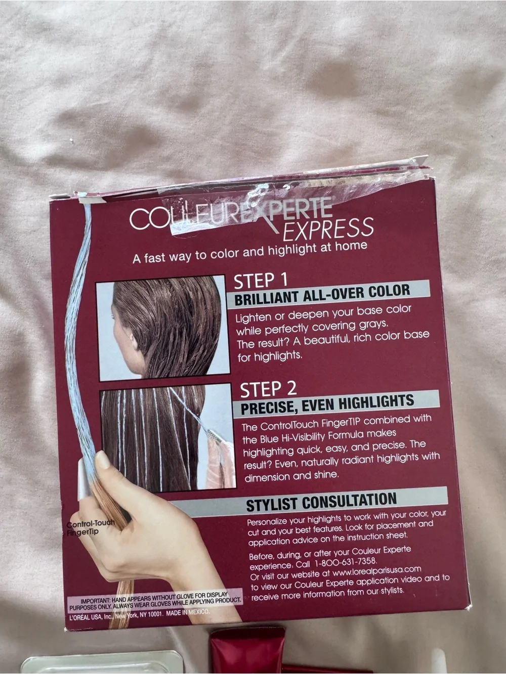 LOREAL EXPRESS Hair Color & highlights 8.0 Toasted Coconut Medium Blonde